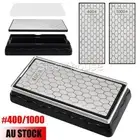 Double-Sided Diamond Sharpening Plate Knife Sharpener Stone 400/1000 AU STOCK