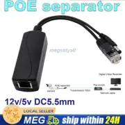 Active POE Splitter Adapter USB Power 48V to 12V Connector Cable Household Tool.