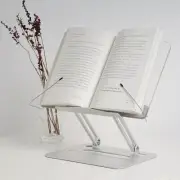Norit Acrylic Book Stand Holder Page clip Height Adjustable Foldable (32x22cm)