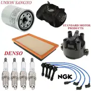 Tune Up Kit Filters Cap Wire Spark Plugs For NISSAN SENTRA L4 2.0L 1998-2000