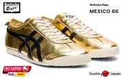 Onitsuka Tiger MEXICO 66 ( PURE GOLD/BLACK ) 1183B566.200 [Unisex] Casual Shoes