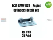 1/35 Ask Art Scale #A35003 BMW R75 Cylinders Details for GWH