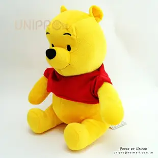 【UNIPRO】迪士尼 小熊維尼 Winnie the Pooh 經典 坐姿 31公分 維尼 絨毛玩偶 娃娃