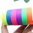 Whaline 6 Colors Neon Gaffer Cloth Tape Fluorescent UV Blacklight Glow in The