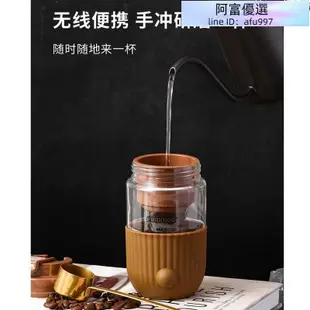 半自動研磨一體咖啡機 咖啡機 意式咖啡杯 便攜式咖啡機 多功能磨豆機 小型迷你咖啡機