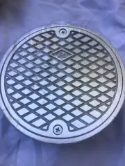 Jay R. Smith Mfg. Co 6" Pipe Dia. Nickel Bronze Floor Cleanout