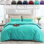 2000TC Ultra Comfort Soft Quilt Cover Set Doona Cover Bedding S/D/Q/K/Super King