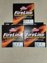 (2) Berkley FireLine Thermally Fused Superline (2) Crystal