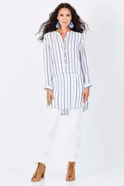 Blue Skies Tunic--BOHO-288