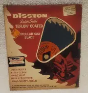 Vintage Disston "V" 7 1/4" CIRCULAR SAW BLADE NEW OLD STOCK