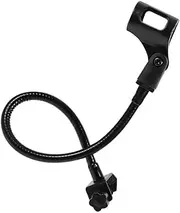 EPIGEIST Flexible Microphone Storage Rack Hose Mic Stand with Detachable Phone Clip for Stable Use Karaoke and Recording