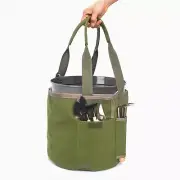 Foldable Waterproof Bucket Hand Bag Tote Organizer Multifunctional Garden Tool