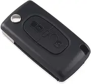 FLJKCT Car Key Shell 2 Button Flip Folding Remote Car Key Shell Case,for Citroen C2 C3 C4 C5 C6 C8 Xsara Picasso