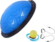 Balance Ball 18 inch Sport Balance Ball Flexibility Strength Training Equipment Half Exercise Ball Half Ball for Pilates