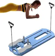 Pilates Reformer Machine, Pilate Sliding Board, Pilates Equipment Training, Non-Slip, Adjustable Resistance, Perfect for Indoor Outdoor Workouts, 40.16 x 14.17 inches