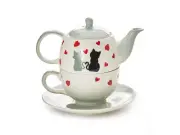Cha Cult - "COLETTE" - T41 Ceramics Tea for One - Teapot Cup and Saucer Set