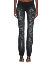 Buy Mowalola Jean Black Cheetah | Ksubi ++