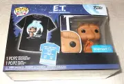 NRFB Funko Pop Tees E.T. The Extra-Terrestrial Figure With XL T-Shirt New Sealed