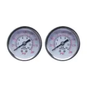2 pcs Air Compressor Pressure Gauges fit Portable GR55G10X