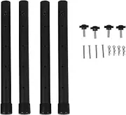Table Leg Extender Steel Riser Folding Tables Straight Bent Leg for Office Home Use