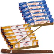 Nag Champa Incense Sticks And Sandalwood Incense Sticks With Incense Holder B...
