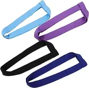 SUPVOX 4pcs Yoga Mat Strap Yoga Mats Bands Cushion Thick Sturdy Mat Sling Yoga Mat Carrier Strap Exercise Band Yoga Mat Sling Yoga Carrying Belt Yoga Supplies Yoga Band Polyester Cotton