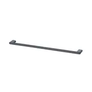 Oliveri 650mm Matte Black Madrid Single Towel Rail