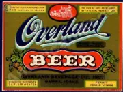 Overland Beer NEW Metal Sign: Overland Beverages, Inc., Nampa, Idaho