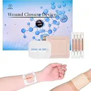 MEMNUN First id kit with Iodine Swabsticks, Bandages for Wounds, Wound Closure Strips, Wound Gel, Comprehensive Wound Care & Dressings strips wound closure