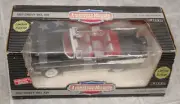 1957 Chevy Bel Air 1/18 Metal Ertl Amercian Muscle Onyx Black Collectors Edition