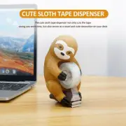 Tape Dispenser Cute Sloth Tape Holder Resin Desk Tape Cutter Sloth Tape paLLo