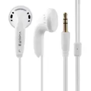 Gaming Wire Earphone Blue/white With Mic Headset Bass Earbuds For Mobile Phones