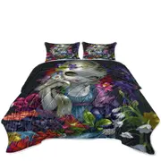 Maiden Flora the Goddess of Flowers Coverlet