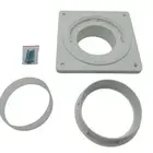 Dryer Vent Wall Plate with Quick Connect Feature for Enhanced Performance
