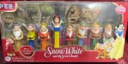 DISNEY Snow White & the Seven Dwarfs PEZ Set LIMITED EDITION W/Story Book