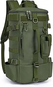 Fishing Backpack with Rod Holder | Tackle Backpack with Rod Holder,Bait Storage Waterproof Survival Pack Rucksack for Kayak Trips Motorcycle Travel Hunting Expeditions Beach Picnics
