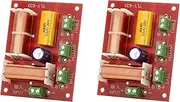 EACTEL 2Pcs 200W 3 Way Audio Speaker Crossover Treble + Midrange + Bass Crossover Speakers Filter Frequency Divider