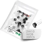(Pack of 20 Pieces) Chanzon 2W10 Bridge Rectifier Diode 2A 1000V WOB Single Phas
