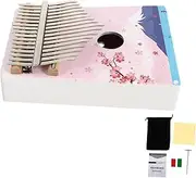 Parliky Wooden Mini Kalimba Piano Easy to Play Finger Piano Detailed Learning Booklet