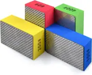 4Pcs Diamond Hand Polishing Pads for Ceramic Tile Glass Grinding,Sanding Blocks
