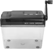 Mellisso Mini Hand Shredder Portable Paper Shredder A6 Manual Shredder Documents Paper Cutting Tool Home Office Desktop