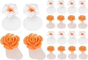 Vaguelly 16Pcs Silicone Toe Separators Pedicure Accessories Comfortable Toe Dividers for Nail Art for Home Nail Salon Use Soft Durable Design for Painted Toes