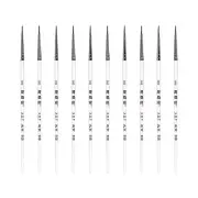 XDT#900 Micro liner Art Brush 10 Pc #000 Set Model Nail Acrylic Watercolor