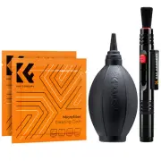 K&F Concept 3 in 1 DSLR Camera Lens Cleaning Kit for Canon Nikon Pentax Sony SLR