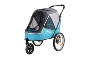 Ibiyaya Happy Pet V2 Bike Trailer & Jogger, Ocean Blue