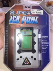 Vintage Excalibur LCD Pool Electronic Handheld Game Original Box Manual 8-Ball