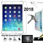 Tempered Glass & Soft screen protector for Apple iPad 6 6th Generation 9.7 2018