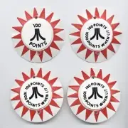Atari Superman Pinball Machine POP BUMPER CAP SET