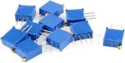 a14052600ux0954 10 Piece 10K Ohm 3296W 3 Pins Trim Pot Trimmer Potentiometer, 3296W-103