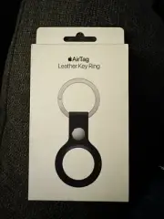 Apple AirTag Leather Key Ring - Midnight